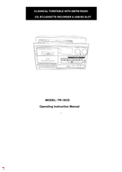 Dosound Electronics TR-18CD Operating Instructions Manual