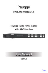 Paugge ENT-MX20B16X16 User Manual