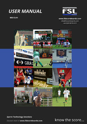 FSL Scoreboards M02-CLK4 User Manual