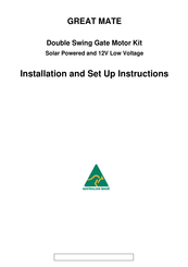 AUSTRALIAN MADE GREAT MATE Installation And Setup Instructions