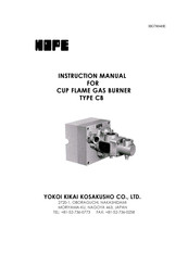 YOKOI KIKAI KOSAKUSHO CB-3 Instruction Manual