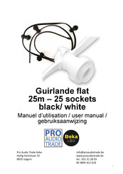 Beka LED Guirlande flat 25m 25 sockets User Manual
