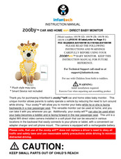 infantech Zooby 1001W-SG Instruction Manual