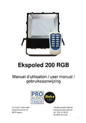 Pro Audio Trade bkl-ekspoled200RGB User Manual