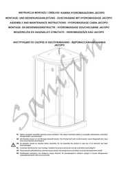 Sanifun JACOPO Assembly And Maintenance Instructions