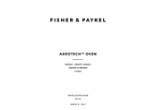 Fisher & Paykel Aerotech OB30DT Installation Manual