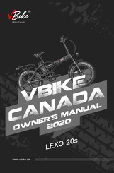 VBike VBike Canada LEVO 20s Owner's Manual