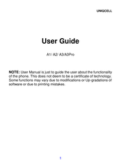 UNIQCELL A3Pro User Manual