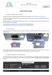Lightdiction KB2D Quick Start Manual