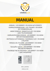 Varnalux ETH-8008 Manual