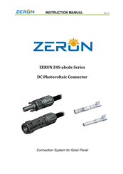 ZERUN Z4S-abcde Series Instruction Manual