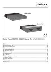 Otto Bock Cubic Foam 476C00 SK100 Instructions For Use Manual