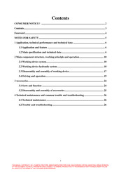 FUMETSU TRACTORS TZ03D Operation Manual