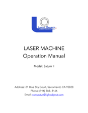 LIGHT OBJECT Saturn II Operation Manual