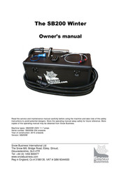 Snow Business SB200 Winter Owner's Manual