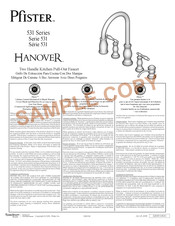 Hanover Pfister 531 Series Quick Start Manual