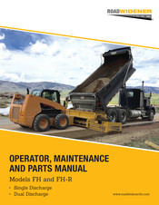 Road Widener FH-R Operator, Maintenance And Parts Manual