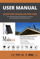 Malatech SUNSTONE TRAVELLER PRO 1500 User Manual