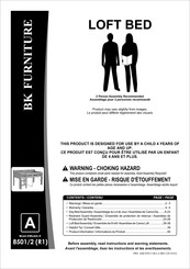 BK FURNITURE 8502 Manual