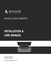 amore WMUI581514-F0 Installation And Care Manual