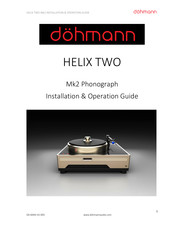 Döhmann Helix Two Installation & Operation Manual