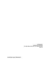 VOSTEK ELECTRONICS OGR-LX3000 User Manual