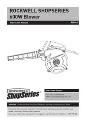 Rockwell ShopSeries RS8043 Instruction Manual