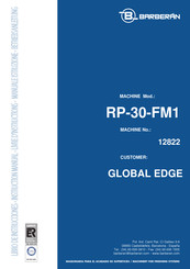 Barberan RP-30-FM1 Instruction Manual