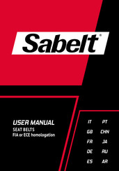 Sabelt Seat belts User Manual