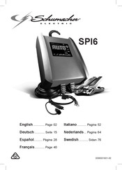 Schumacher Electric SPI6 Owner's Manual