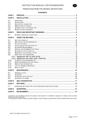 Elettrobar MISTRAL 241DE Instruction Manual