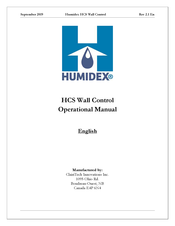 ClairiTech Innovations Humidex HCS-CS Operational Manual