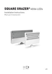 MCI Light SQUARE GRAZER 40 Installation Instructions Manual
