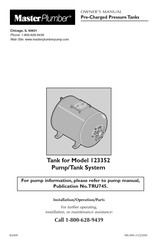 Master Plumber 123352 Owner's Manual