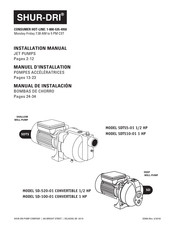 SHUR-DRI SDTS10-01 Installation Manual