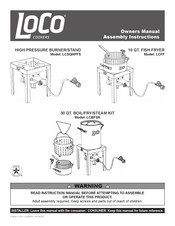 LOCO COOKERS LCSQHPFS Owner's Manual & Assembly Instructions