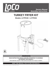LOCO COOKERS LCTFK30 Owner's Manual & Assembly Instructions