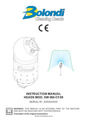 Bolondi SW 060-CF.09 Instruction Manual