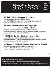 Bindaboo B1104 Quick Start Manual