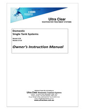 Ultra Clear ST8 Owner's Instruction Manual