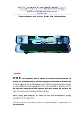 AVEIS COMMUNICATION AV-CT 03 Instruction Manual