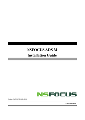 NSFOCUS ADS M NX3-1600E Installation Manual