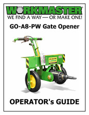 WORKMASTER GO-A8-PW Operator's Manual