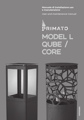 Primato L Qube User And Maintenance Manual
