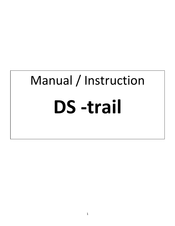 M-TIGER SPORTS DS-trail Manual Instruction