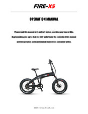 FIRE-X5 FIRE-X5 Operation Manual