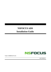 NSFOCUS ADS 2020 Installation Manual
