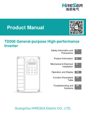 HIRESEA TD200-4T110G/132P Product Manual