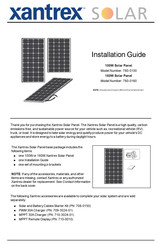Xantrex SOLAR 780-0100 Installation Manual