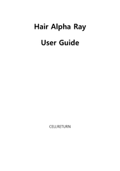 CELLRETURN Hair Alpha Ray Premium HA-M2192 User Manual